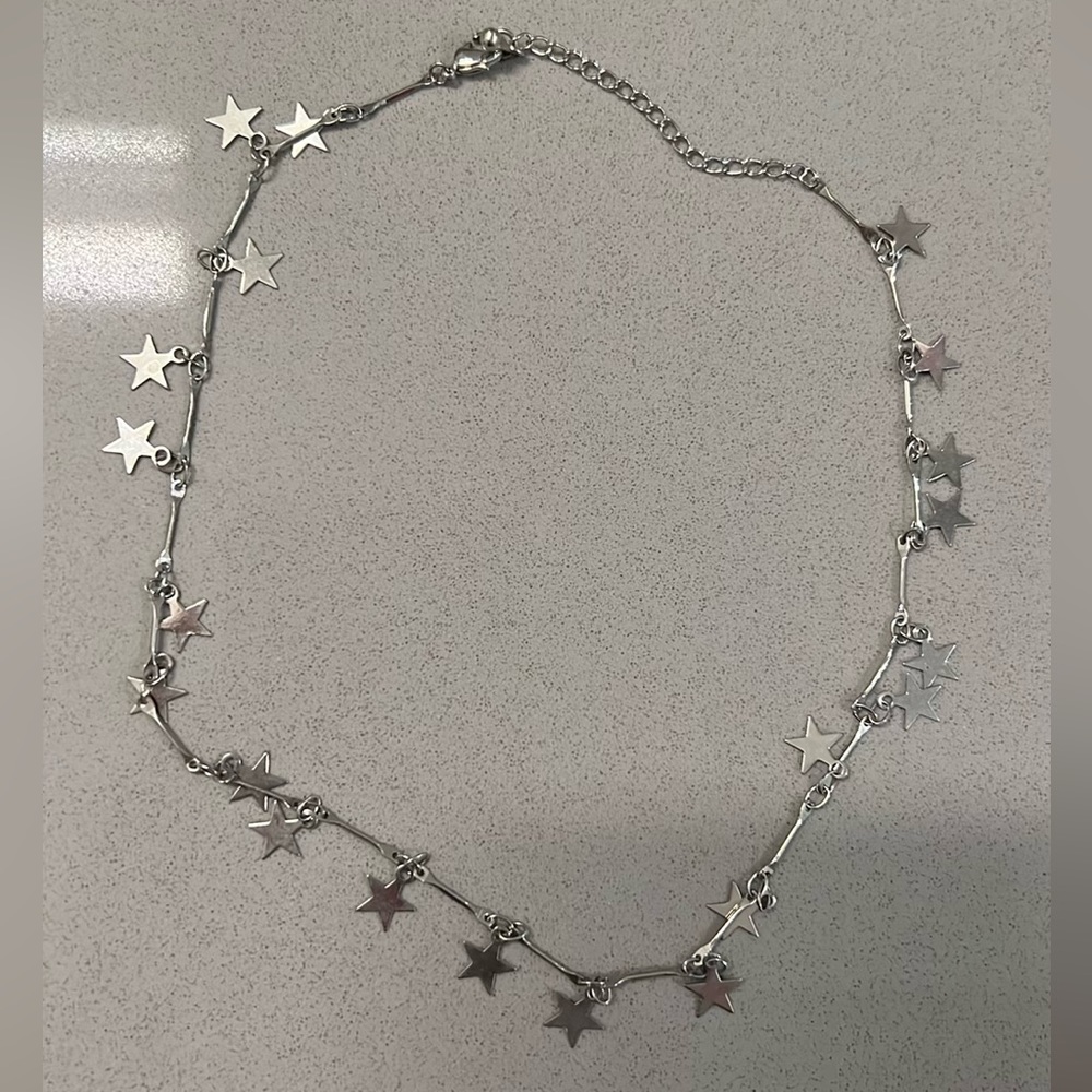 Silver Star Necklace